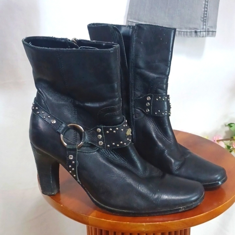 Harley Davison Boots size 7.5 leather uppers in a beautiful black…